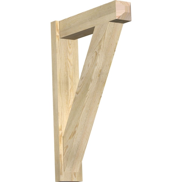 Ekena Millwork Traditional Craftsman Rough Sawn Outlooker, Douglas Fir, 6"W x 24"D x 36"H OUT06X24X36TRA04RDF - main